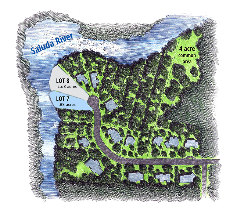 Reserve On The Saluda Site Map
