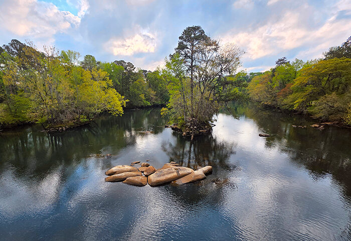 A Glimpse at the Saluda River