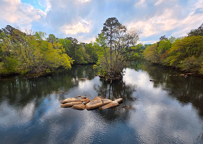A Glimpse at the Saluda River